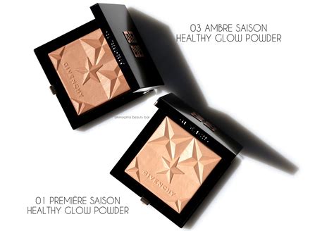 givenchy healthy glow powder 1 less saisons|Givenchy Les Saisons Healthy Glow Bronzing Powders.